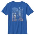 thumbnail image 1 of Boy's Lightyear Star Command Ships Graphic Tee Royal Blue Large, 1 of 5