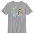thumbnail image 1 of Boy's Lilo & Stitch Best Friends Graphic Tee Athletic Heather Medium, 1 of 5