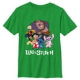 thumbnail image 1 of Boy's Lilo & Stitch Crew Logo  Graphic Tee Kelly Green Small, 1 of 4