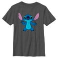 thumbnail image 1 of Boy's Lilo & Stitch Experiment 626 Portrait  Graphic Tee Charcoal Heather Medium, 1 of 5
