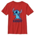 thumbnail image 1 of Boy's Lilo & Stitch Hangry  Graphic Tee Red Small, 1 of 4