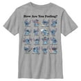 thumbnail image 1 of Boy's Lilo & Stitch How Are You Feeling  Graphic Tee Athletic Heather Small, 1 of 5