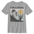 thumbnail image 1 of Boy's Lilo & Stitch I'm A Local Beach and Waves  Graphic Tee Athletic Heather X Large, 1 of 5