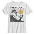 thumbnail image 1 of Boy's Lilo & Stitch I'm a Local Graphic Tee White X Small, 1 of 4