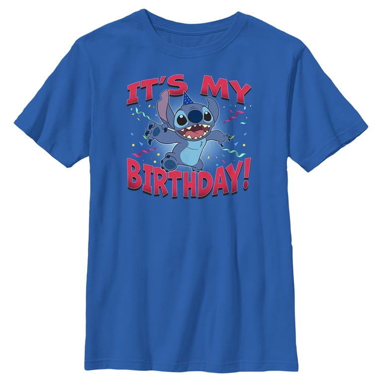 Lilo And Stitch T-Shirt Garçon Montage Personnages - Noir 3-4 Ans