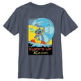thumbnail image 1 of Boy's Lilo & Stitch Kauai Surf's Up Graphic Tee Navy Blue Heather Medium, 1 of 4