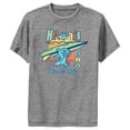 thumbnail image 1 of Boy's Lilo & Stitch Locals Only Experiment 626 Performance Graphic Tee Charcoal Heather Medium, 1 of 4