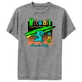 thumbnail image 1 of Boy's Lilo & Stitch Locals Only Hawaii  Performance Graphic Tee Charcoal Heather Large, 1 of 4