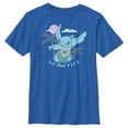 thumbnail image 1 of Boy's Lilo & Stitch Bad Influence Graphic Tee Royal Blue X Large, 1 of 5