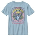 thumbnail image 1 of Boy's Lilo & Stitch Ohana Groovy Stitch Poster  Graphic Tee Light Blue Large, 1 of 4