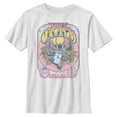 thumbnail image 1 of Boy's Lilo & Stitch Ohana Groovy Stitch Poster  Graphic Tee White Large, 1 of 4
