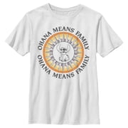 Boys Lilo & Stitch Ohana Means Family Sun Stitch Graphic Tee White X Small