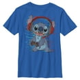 thumbnail image 1 of Boy's Lilo & Stitch Red and Blue Gamer  Graphic Tee Royal Blue Small, 1 of 5