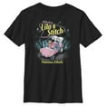 thumbnail image 1 of Boy's Lilo & Stitch Retro '50s Hawaiian Islands  Graphic Tee Black X Small, 1 of 5