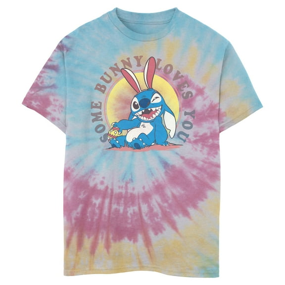 Boy's Lilo & Stitch Some Bunny Loves You  Graphic T-Shirt