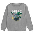 thumbnail image 1 of Boy's Lilo & Stitch St. Patrick's Day Stitch Sweatshirt, 1 of 3