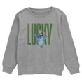 thumbnail image 1 of Boy's Lilo & Stitch St. Patrick's Day Stitch Sweatshirt, 1 of 3