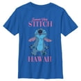 thumbnail image 1 of Boy's Lilo & Stitch Summer Vibes Stitch Graphic Tee Royal Blue Medium, 1 of 5