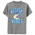 thumbnail image 1 of Boy's Lilo & Stitch Weekend Vibes  Performance Graphic Tee Charcoal Heather X Large, 1 of 4