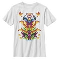 thumbnail image 1 of Boy's Lion King Artistic Animal Pyramid  Graphic Tee White Medium, 1 of 4