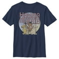 thumbnail image 1 of Boy's Lion King Distressed Best Friends Group Shot  Graphic Tee Navy Blue Medium, 1 of 4