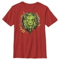 thumbnail image 1 of Boy's Lion King Geometric Scar Emblem  Graphic Tee Red Large, 1 of 4