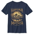 thumbnail image 1 of Boy's Lion King Hakuna Matata Jungle Trio Graphic Tee Navy Blue Small, 1 of 4
