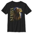 thumbnail image 1 of Boy's Lion King Noble Simba Pose  Graphic Tee Black Medium, 1 of 4