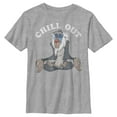 thumbnail image 1 of Boy's Lion King Rafiki Chill Out Graphic Tee Athletic Heather Large, 1 of 5