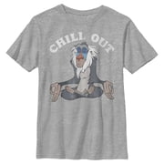 Boy's Lion King Rafiki Chill Out Graphic Tee Athletic Heather Medium