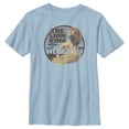 thumbnail image 1 of Boy's Lion King Retro Simba on Pride Rock Graphic Tee Light Blue Small, 1 of 4