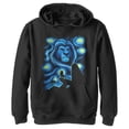 thumbnail image 1 of Boy's Lion King Starry Night Pride Rock  Pull Over Hoodie Black Large, 1 of 3