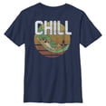 thumbnail image 1 of Boy's Lion King Timon Distressed Chill  Graphic Tee Navy Blue X Small, 1 of 3