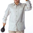 thumbnail image 1 of Boy's Long Sleeve Guayabera. SIZE:5 COLOR:BL, 1 of 1