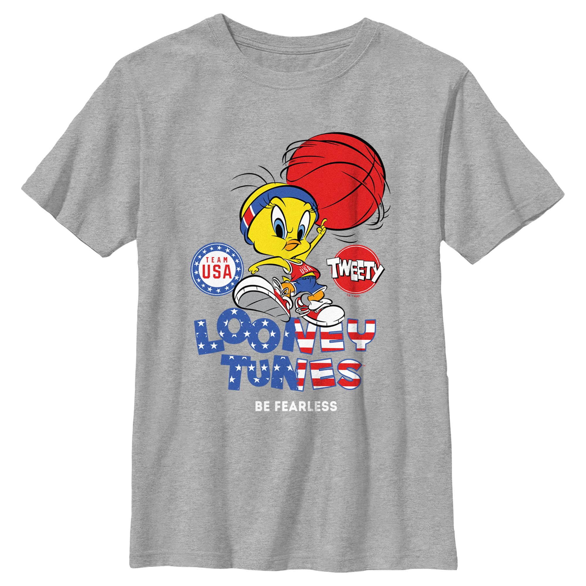 Boy's Looney Tunes Tweety Be Fearless Graphic T-Shirt