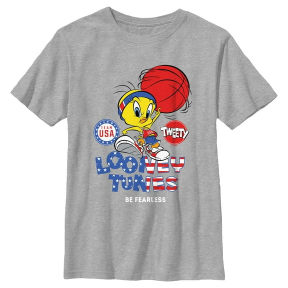 Boy's Looney Tunes Tweety Be Fearless  Graphic T-Shirt