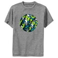 thumbnail image 1 of Boy's Lost Gods Abstract Baseball Performance Graphic Tee Charcoal Heather Medium, 1 of 4