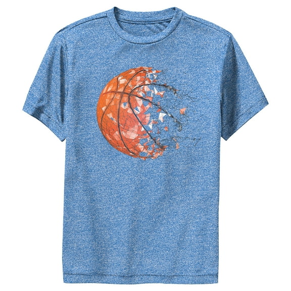 Boy's Lost Gods Basketball Sketch  Performance Graphic Tee Royal Blue Heather Medium