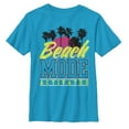 thumbnail image 1 of Boy's Lost Gods Beach Mode Activated  Graphic Tee Turquoise Medium, 1 of 3