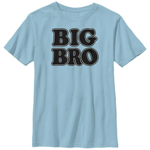 Boy's Lost Gods Big Bro Graphic Tee Light Blue Medium