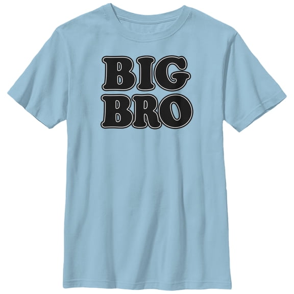 Boy's Lost Gods Big Bro Graphic Tee Light Blue Small