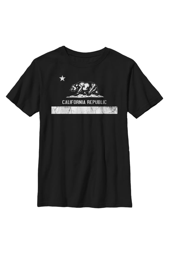 Boy's Lost Gods Classic California Republic Bear Graphic Tee Black Small