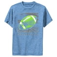 thumbnail image 1 of Boy's Lost Gods Distressed Green Football Performance Graphic Tee Royal Blue Heather X Large, 1 of 4