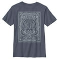 thumbnail image 1 of Boy's Lost Gods Distressed Guitar Poster  Graphic Tee Navy Blue Heather Small, 1 of 4