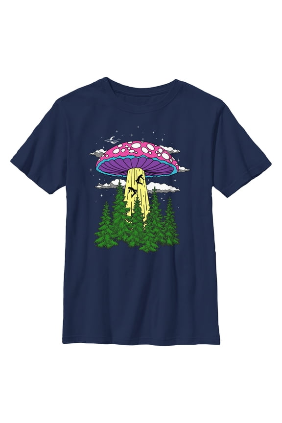 Boy's Lost Gods Extraterrestrial Mushroom Graphic T-Shirt