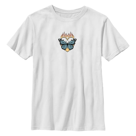 Boy's Lost Gods Flame Butterfly  Graphic T-Shirt