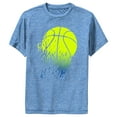 thumbnail image 1 of Boy's Lost Gods Green Basketball Fade Performance Graphic Tee Royal Blue Heather Small, 1 of 4