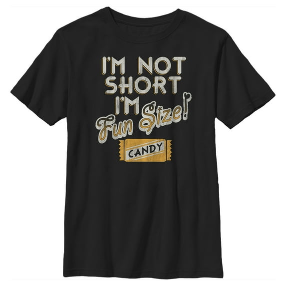 Boy's Lost Gods Halloween Fun-Size Candy Graphic Tee Black X Large