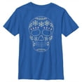 thumbnail image 1 of Boy's Lost Gods Halloween Sugar Skull  Graphic Tee Royal Blue Large, 1 of 5