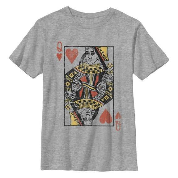Boy's Lost Gods Heart Queen Card Graphic T-Shirt